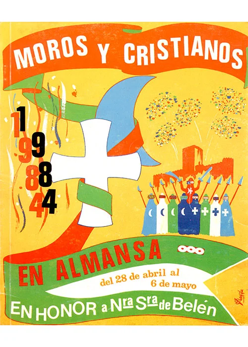 Fiestas mayores en honor de María Santísima de Belén 1984 Almansa